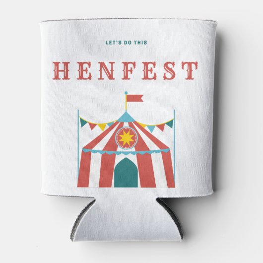このHenFestクーラーボックス 缶クーラー (正面)