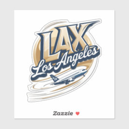 このLAX空港コードシールで離陸 シール