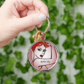 このLogo KeyChainでショップをサポート キーホルダー (手)