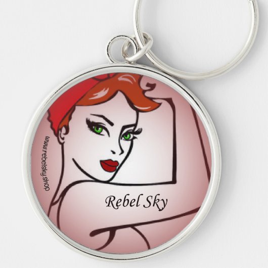 このLogo KeyChainでショップをサポート キーホルダー (正面)