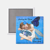 このME/CFS妖精を送って見守る! マグネット (正面/裏面)