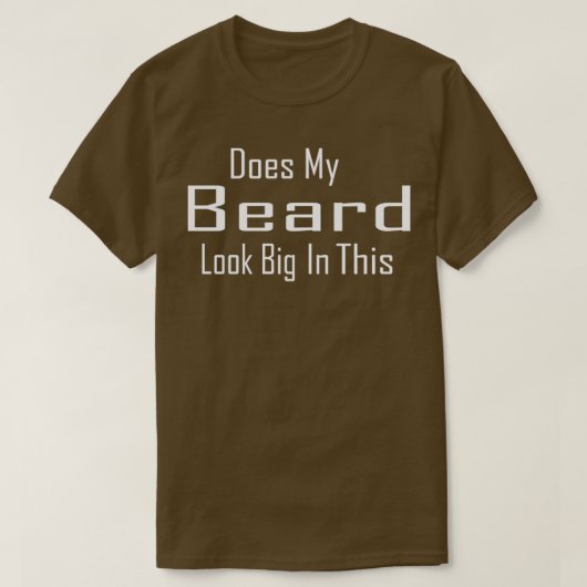 このMenx27の髭に私のあごがおもしろい大きく見える Tシャツ (デザイン正面)