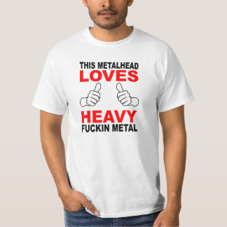 このMetalheadの価値ワイシャツ Tシャツ