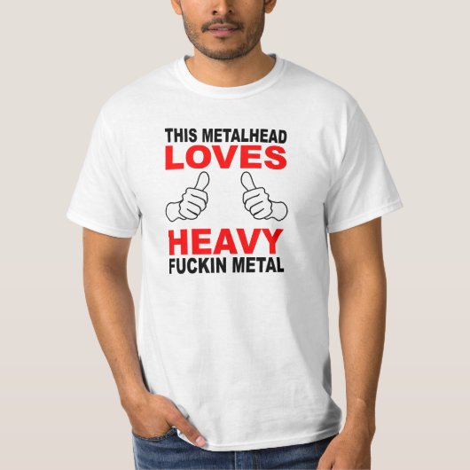 このMetalheadの価値ワイシャツ Tシャツ (正面)