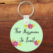 このNagyama(ハンガリーの祖母)は愛されている キーホルダー (正面)