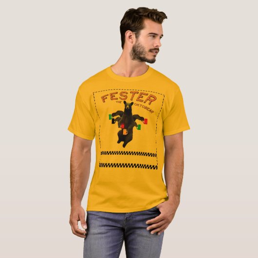 このOctoberfesterの化膿のTシャツをカスタマイズ Tシャツ (正面フル)