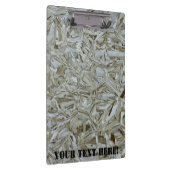 このOSB合板カッコいいプリントのカスタマイズ クリップボード (右)