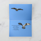 このOsprey Bird Greetingカードの個人用設定 カード (内部)