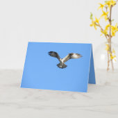 このOsprey Bird Greetingカードの個人用設定 カード (黄色い花)