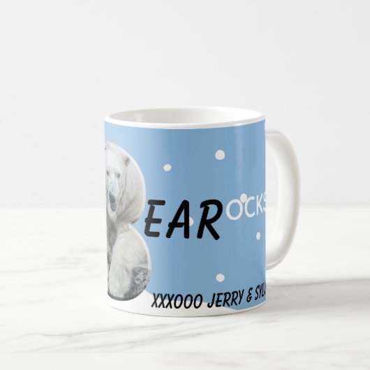 このPaPaベアーロックス父の日 コーヒーマグカップ (正面右)