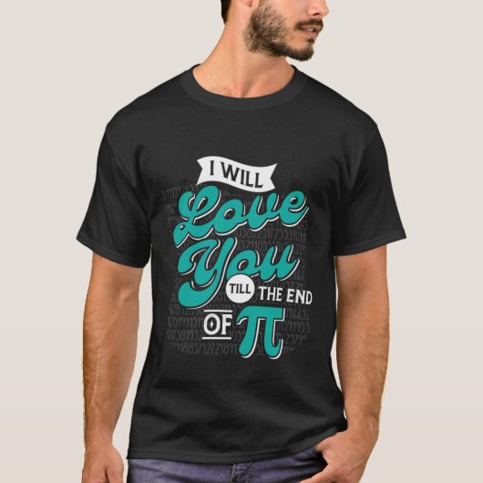 このPiの日に愛を示す Tシャツ (正面)