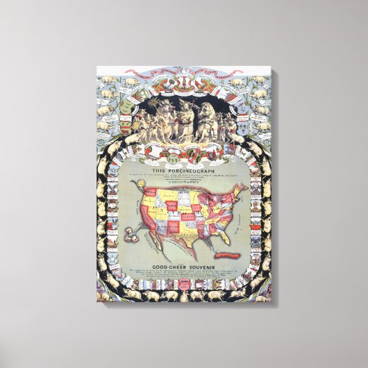 このPORCINEOGRAPH, c1876 キャンバスプリント (正面)