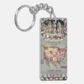 このPORCINEOGRAPH、c1876 キーホルダー (正面左)