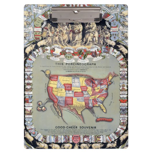 このPORCINEOGRAPH、c1876 クリップボード (正面)