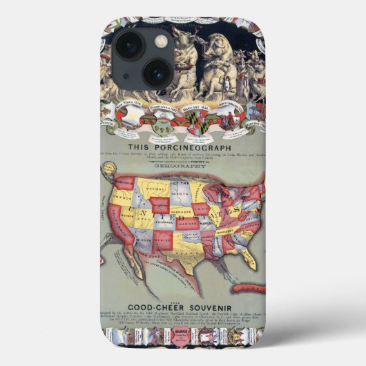 このPORCINEOGRAPH、c1876 Case-Mate iPhoneケース (裏面)