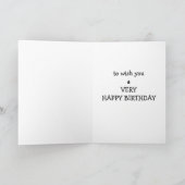 このPUPはあなたのグループのハッピーバースデーを言う カード (内部)