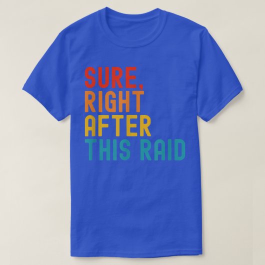 このRaid直後 Tシャツ (デザイン正面)