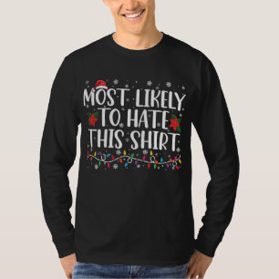 このTシャツが嫌いな家族のクリスマス Tシャツ