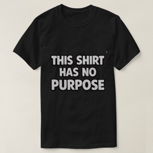 このTシャツには何の意味もない Tシャツ (デザイン正面)