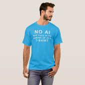 このTシャツの制作にはAIは使用していません Tシャツ (正面フル)
