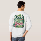 このTシャツは木を植える Tシャツ (裏面フル)
