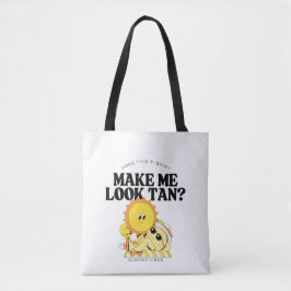 このTシャツを着ると日焼けして見える? トートバッグ