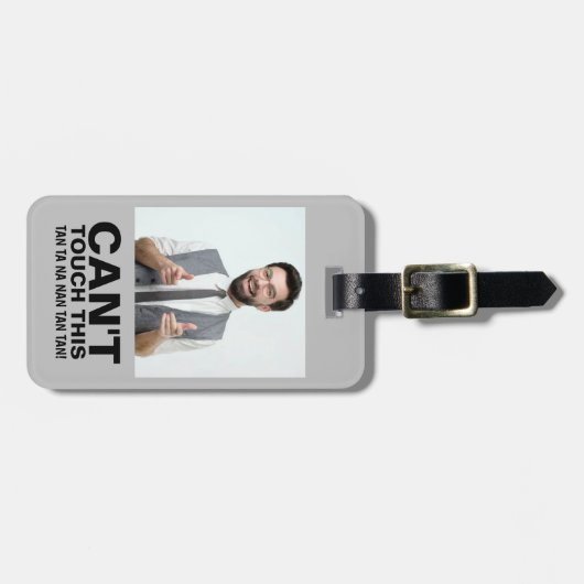 このTouchおもしろいの警告写真をカスタムできない ラゲッジタグ (正面横)