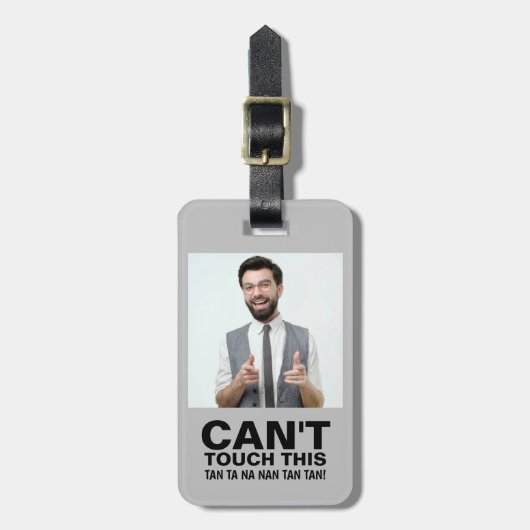 このTouchおもしろいの警告写真をカスタムできない ラゲッジタグ (正面縦)