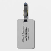 このTouchおもしろいの警告写真をカスタムできない ラゲッジタグ (裏面縦)