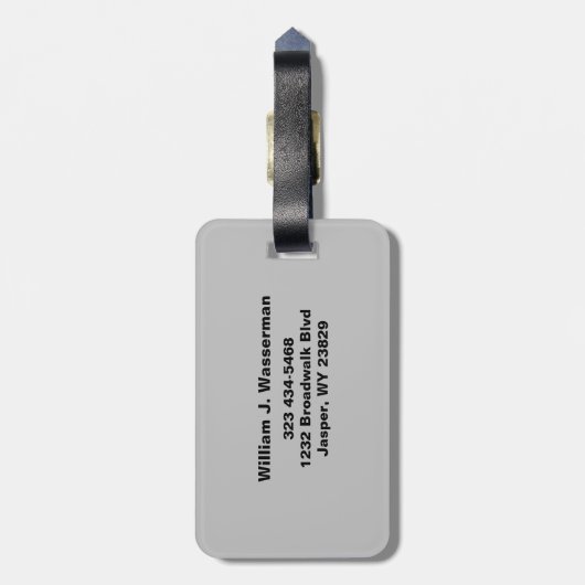 このTouchおもしろいの警告写真をカスタムできない ラゲッジタグ (裏面縦)