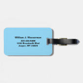 このTouchおもしろいの警告写真をカスタムできない ラゲッジタグ (裏面横)