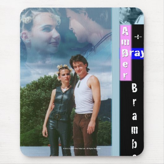 こはく色およびやかましさBramber マウスパッド (正面)