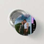 こはく色およびやかましさBramber 缶バッジ (正面&裏面)