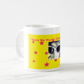 こはく色のためのマグ コーヒーマグカップ (正面左)