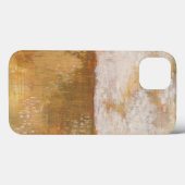 こはく色の地平線の抽象芸術のプリント| Melissa Averinos Case-Mate iPhoneケース (裏面 (横))