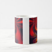 こはく色の女神-オレンジおよび金ゴールドの情熱 コーヒーマグカップ (中央)