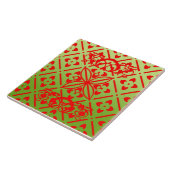 こはく色パターンTrivet! タイル (側面)