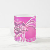 こはく色 フロストグラスマグカップ (正面左)