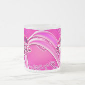 こはく色 フロストグラスマグカップ (中央)