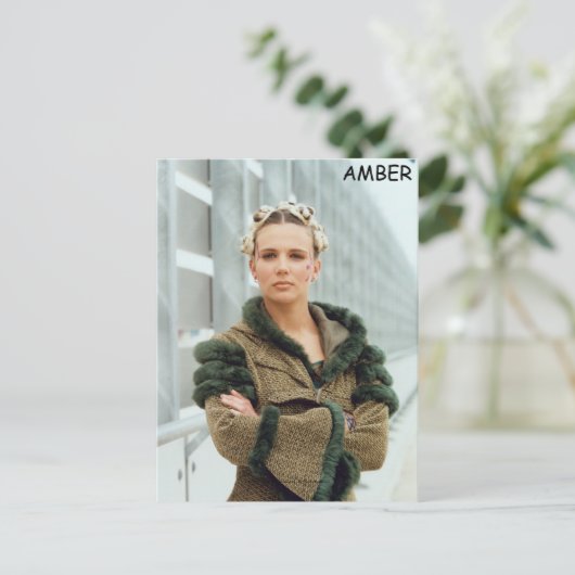 こはく色 ポストカード (スタンド正面)