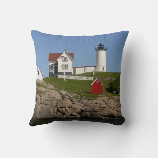 こぶの灯台アメリカ人のMoJoの枕 クッション (裏面)