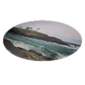 こぶライトのヨーク、メインのガラスまな板 カッティングボード (角)