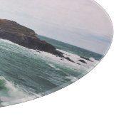 こぶライトのヨーク、メインのガラスまな板 カッティングボード (角)