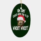 こぶ日のラクダのクリスマスのオーナメント セラミックオーナメント (右)