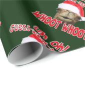 こぶ日のラクダのクリスマスの包装紙 ラッピングペーパー (ロールコーナー)