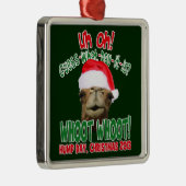 こぶ日のラクダのクリスマスの2013年のクリスマスのオーナメント メタルオーナメント (右)