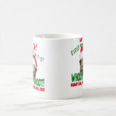 こぶ日のラクダのサンタのクリスマス2013のマグ コーヒーマグカップ (中央)