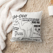 こぶ日のラクダの枕 クッション (ブランケット)