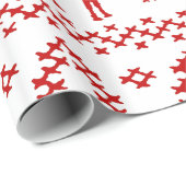 こぶ日のラクダの醜いクリスマスのセーター ラッピングペーパー (ロールコーナー)