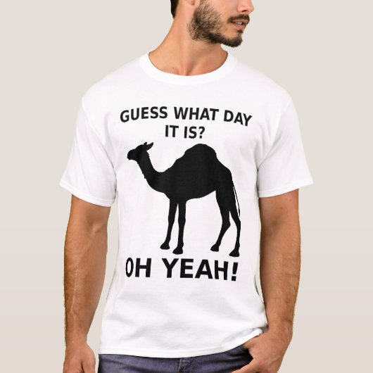 こぶ日のラクダのTシャツ Tシャツ (正面)